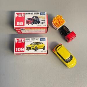 Takara Tomy Collectible 1/60 Cars & Trucks No.109/No.55 Suzuki Swift Giga Fried